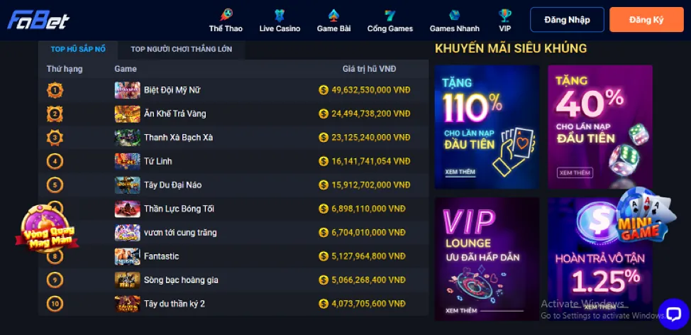 Khuyến Mãi Casino W88